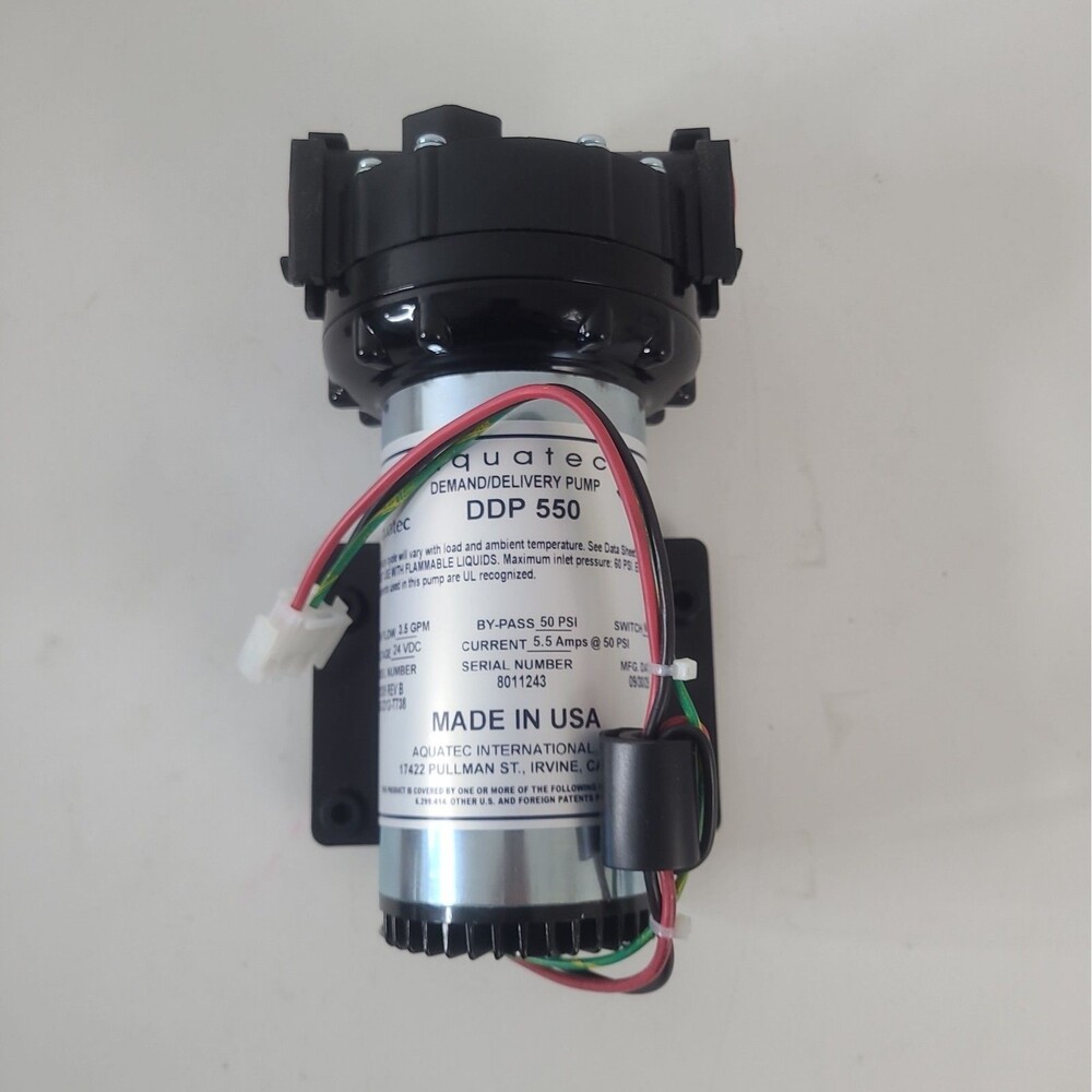 Aquatec DDP 550 24V Demand Delivery Pump, 3.5 GPM, 50 PSI Model 5502-2D12-B738